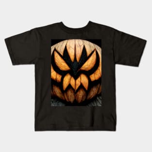 Super Scary Jack O Lantern Kids T-Shirt